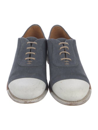 The Office of Angela Scott Canvas Oxfords