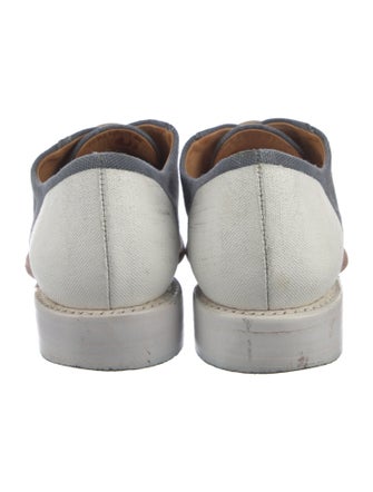 The Office of Angela Scott Canvas Oxfords