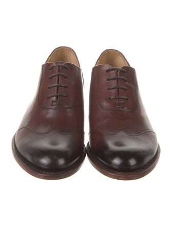 The Office of Angela Scott Leather Oxfords