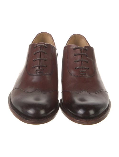 The Office of Angela Scott Leather Oxfords