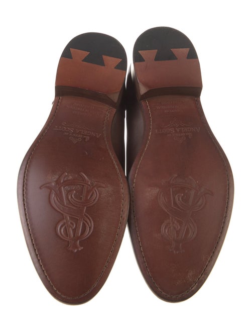 The Office of Angela Scott Leather Oxfords