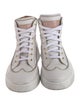 The Office of Angela Scott Leather Wedge Sneakers