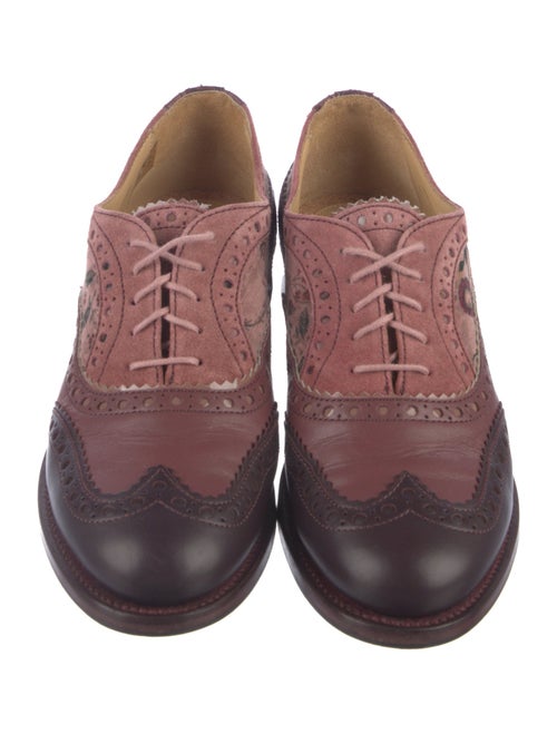 The Office of Angela Scott Leather Oxfords