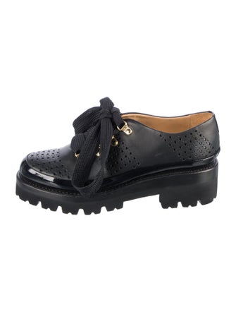 The Office of Angela Scott Leather Oxfords