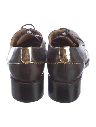 The Office of Angela Scott Leather Oxfords