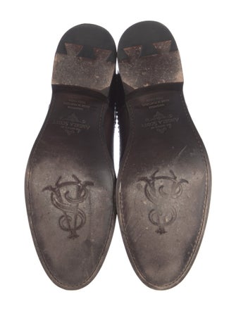 The Office of Angela Scott Leather Oxfords