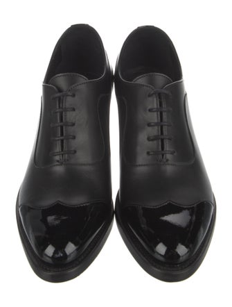 The Office of Angela Scott Leather Oxfords