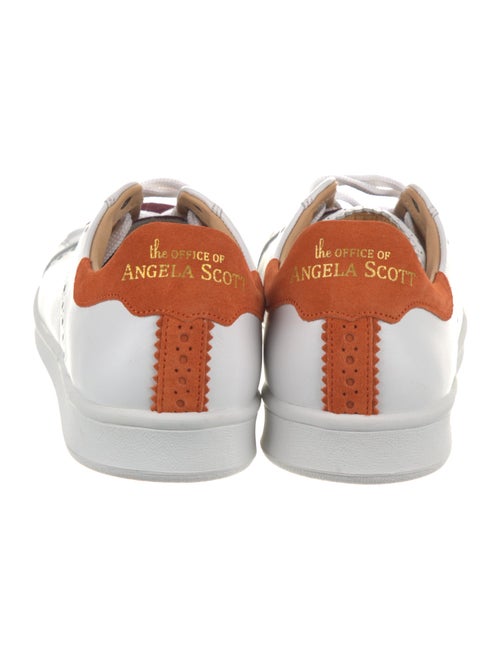 The Office of Angela Scott Leather Printed Sneakers