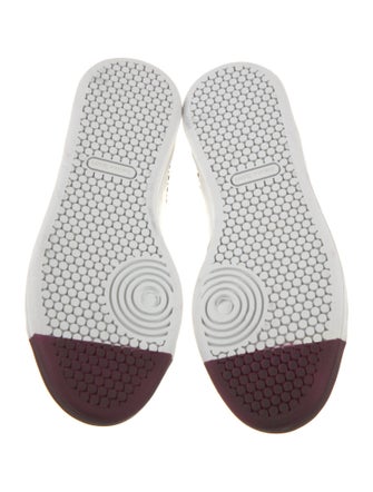 The Office of Angela Scott Leather Printed Sneakers