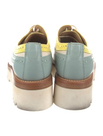 The Office of Angela Scott Leather Lasercut Accents Oxfords