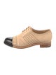 The Office of Angela Scott Suede Lasercut Accents Oxfords