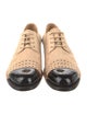 The Office of Angela Scott Suede Lasercut Accents Oxfords