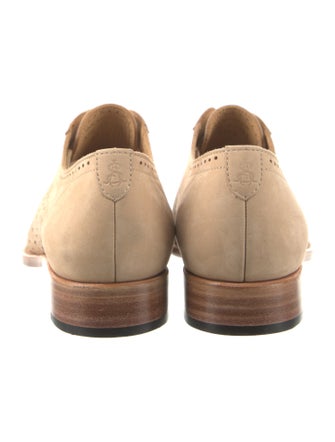 The Office of Angela Scott Suede Lasercut Accents Oxfords