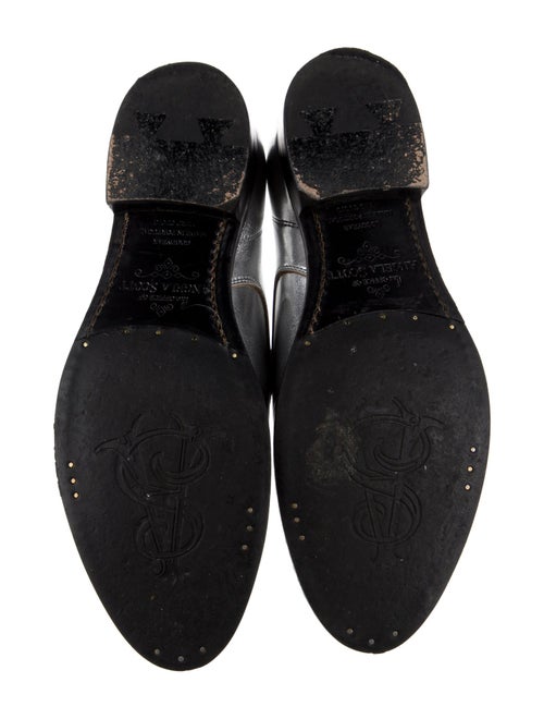 The Office of Angela Scott Leather Loafers