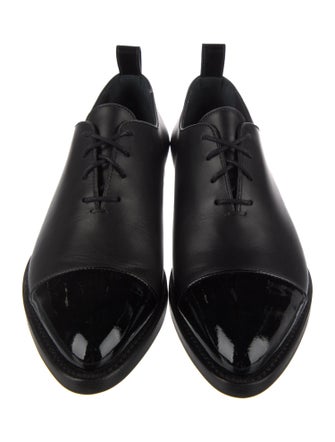 The Office of Angela Scott Leather Oxfords