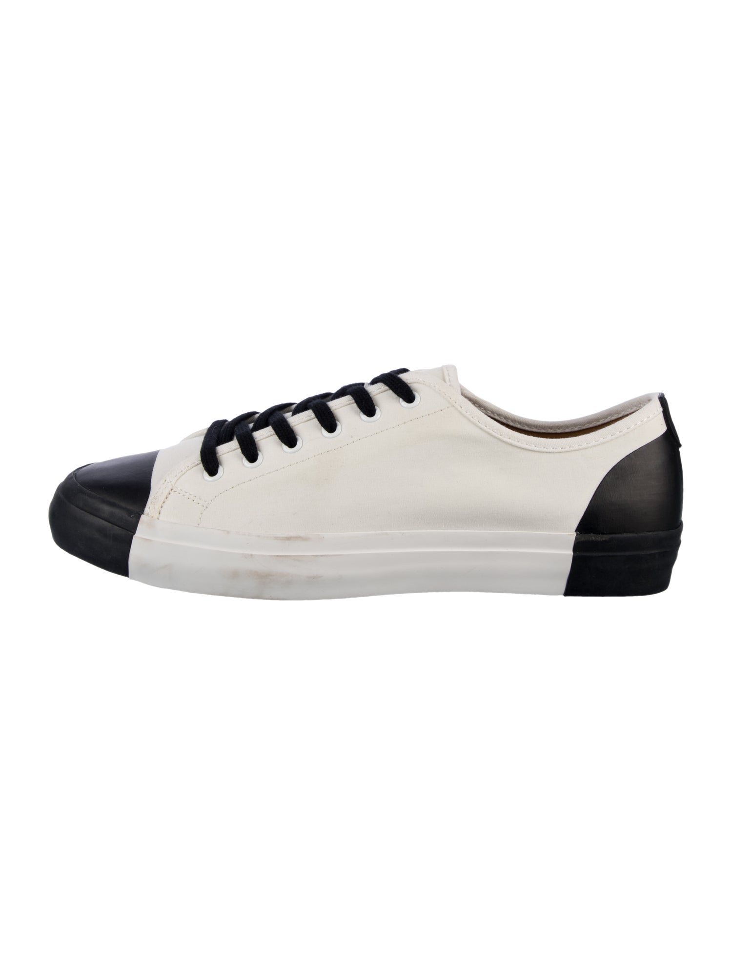The Office of Angela Scott Canvas Colorblock Pattern Sneakers