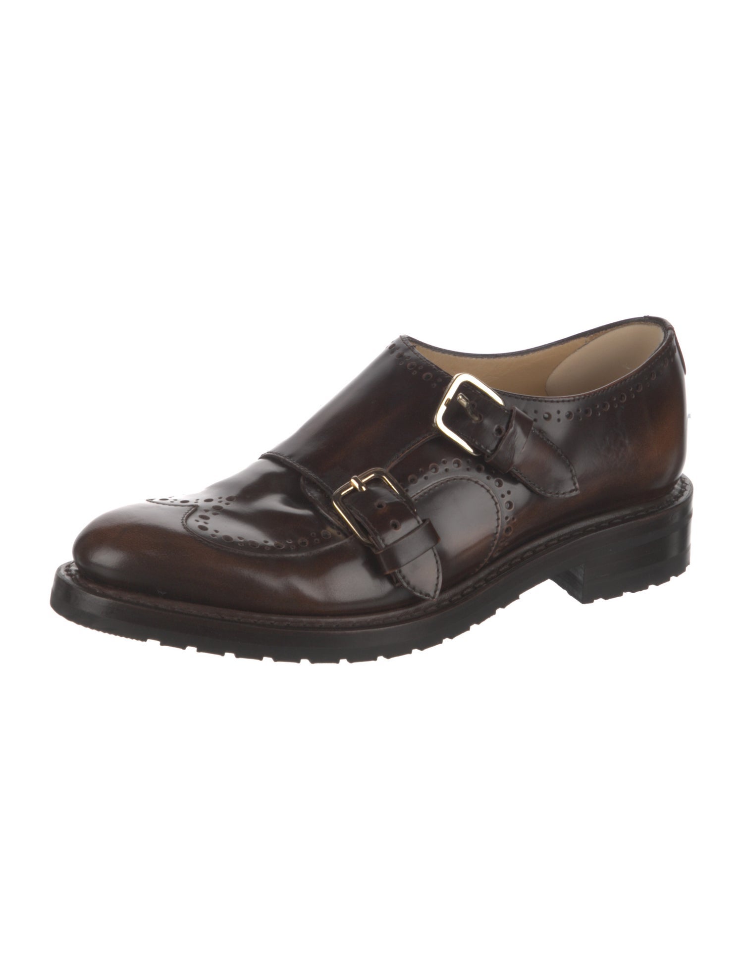 The Office of Angela Scott Leather Loafers