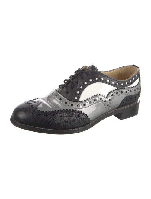 The Office of Angela Scott Leather Lasercut Accents Oxfords