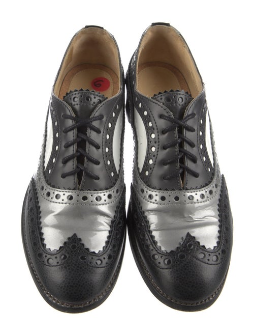 The Office of Angela Scott Leather Lasercut Accents Oxfords