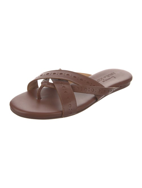 The Office of Angela Scott Leather Lasercut Accents Slides