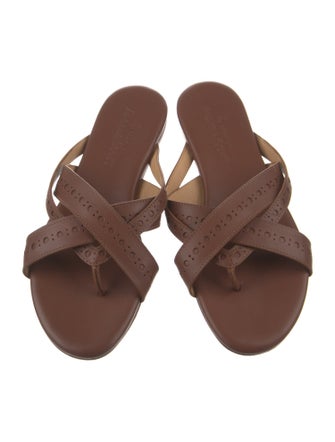 The Office of Angela Scott Leather Lasercut Accents Slides