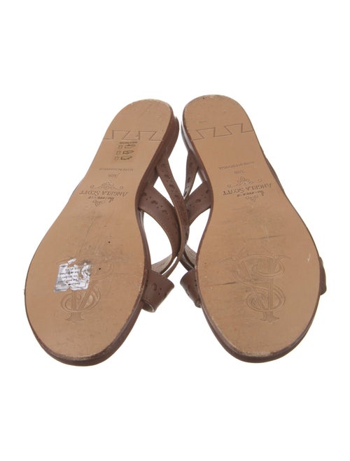 The Office of Angela Scott Leather Lasercut Accents Slides