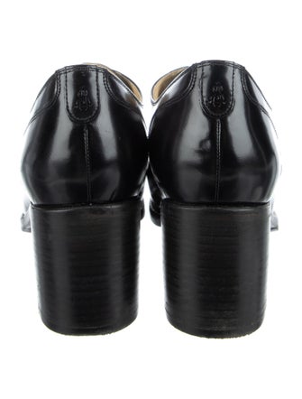 The Office of Angela Scott Leather Pumps