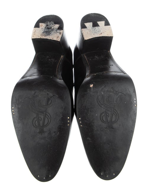 The Office of Angela Scott Leather Pumps