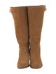 The Office of Angela Scott Suede Riding Boots