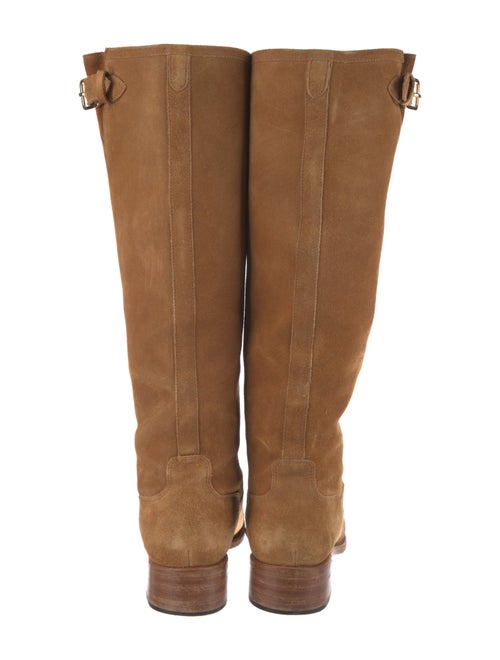 The Office of Angela Scott Suede Riding Boots