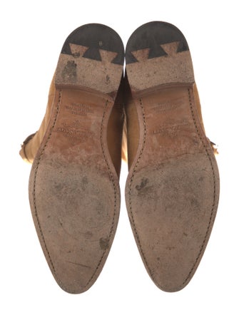 The Office of Angela Scott Suede Riding Boots