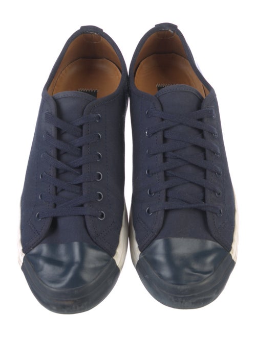 The Office of Angela Scott Canvas Colorblock Pattern Sneakers