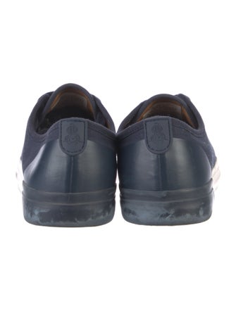 The Office of Angela Scott Canvas Colorblock Pattern Sneakers