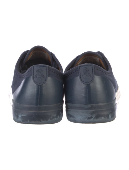 The Office of Angela Scott Canvas Colorblock Pattern Sneakers