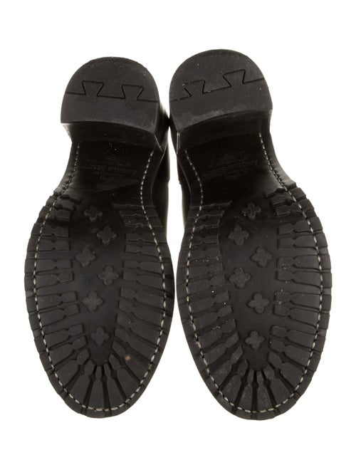 The Office of Angela Scott Leather Lace-Up Boots