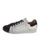The Office of Angela Scott Leather Sneakers