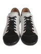 The Office of Angela Scott Leather Sneakers