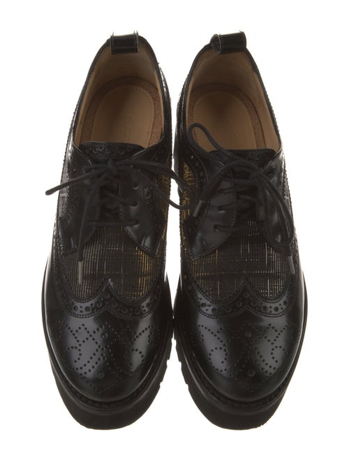 The Office of Angela Scott Leather Oxfords