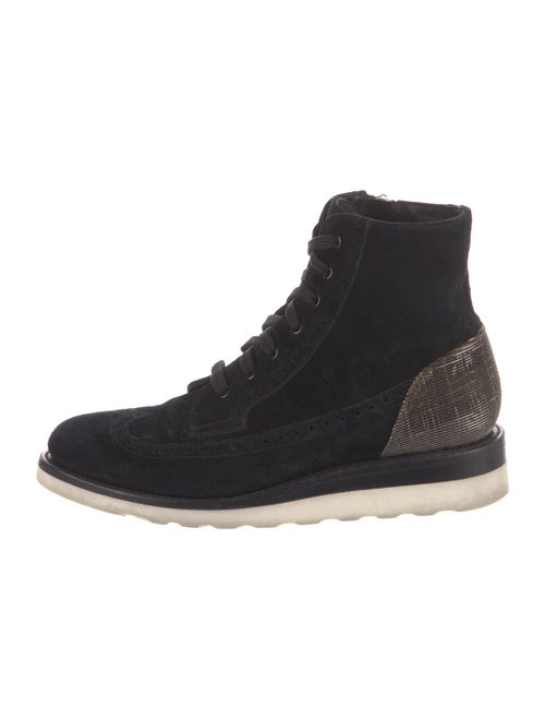 The Office of Angela Scott Suede Sneakers