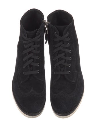 The Office of Angela Scott Suede Sneakers