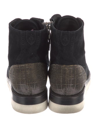 The Office of Angela Scott Suede Sneakers