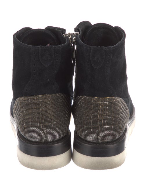 The Office of Angela Scott Suede Sneakers