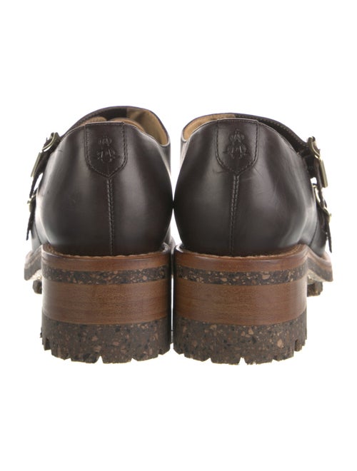 The Office of Angela Scott Leather Sneakers