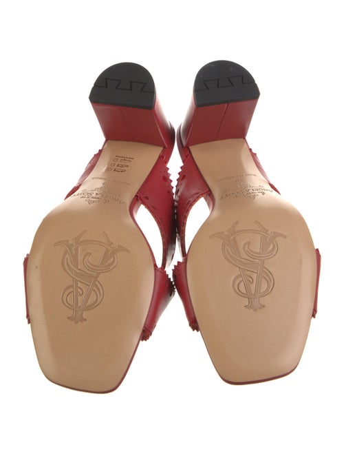 The Office of Angela Scott Leather Slides