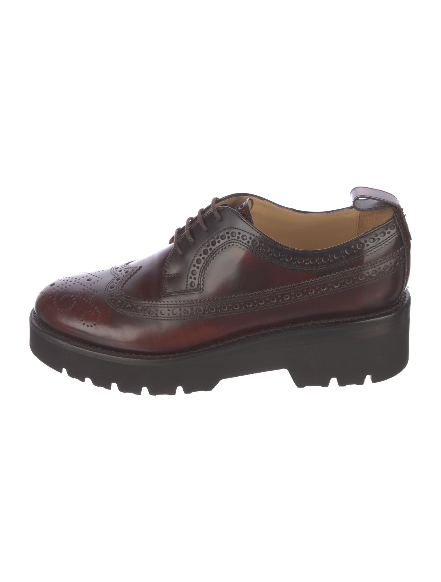 The Office of Angela Scott Leather Brogues