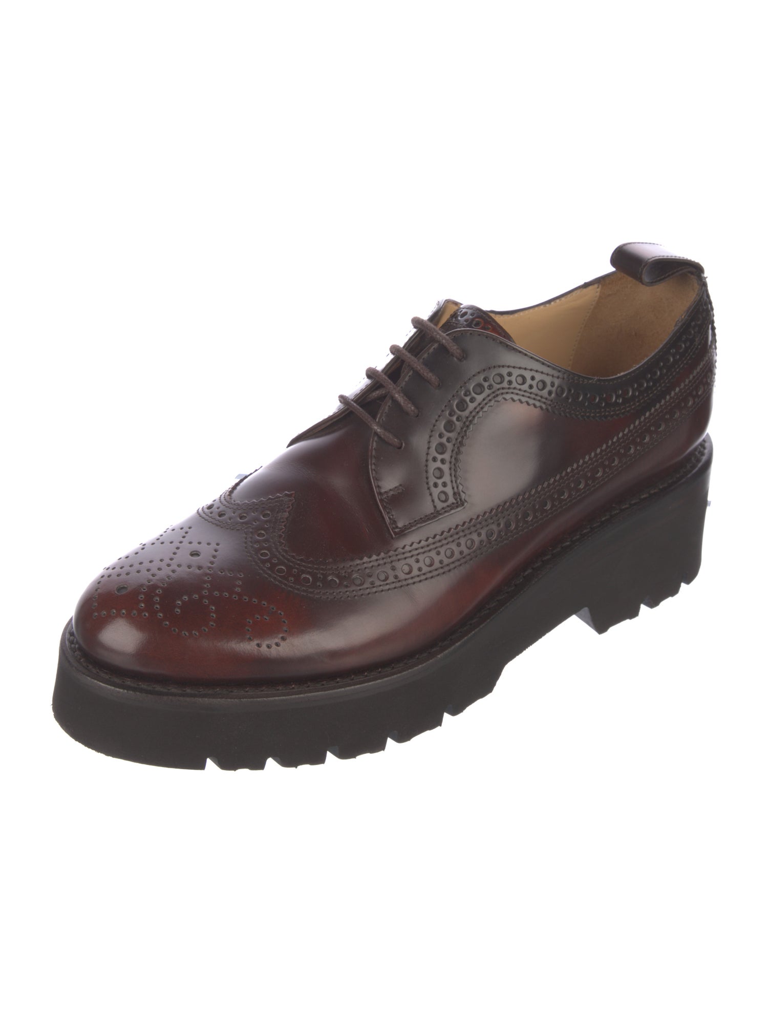 The Office of Angela Scott Leather Brogues