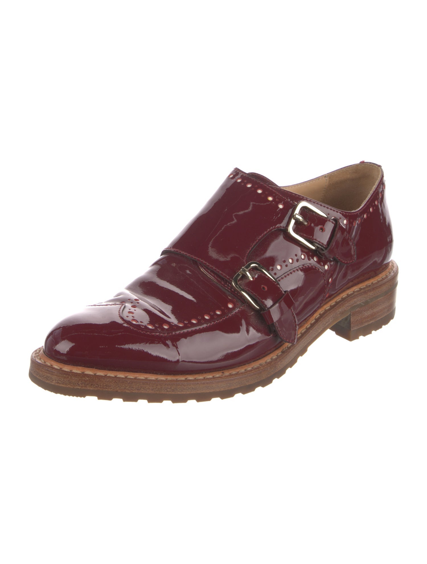 The Office of Angela Scott Patent Leather Oxfords