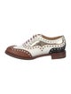 The Office of Angela Scott Leather Lasercut Accents Oxfords