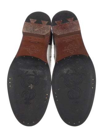 The Office of Angela Scott Leather Lasercut Accents Oxfords