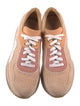 The Office of Angela Scott Suede Colorblock Pattern Sneakers
